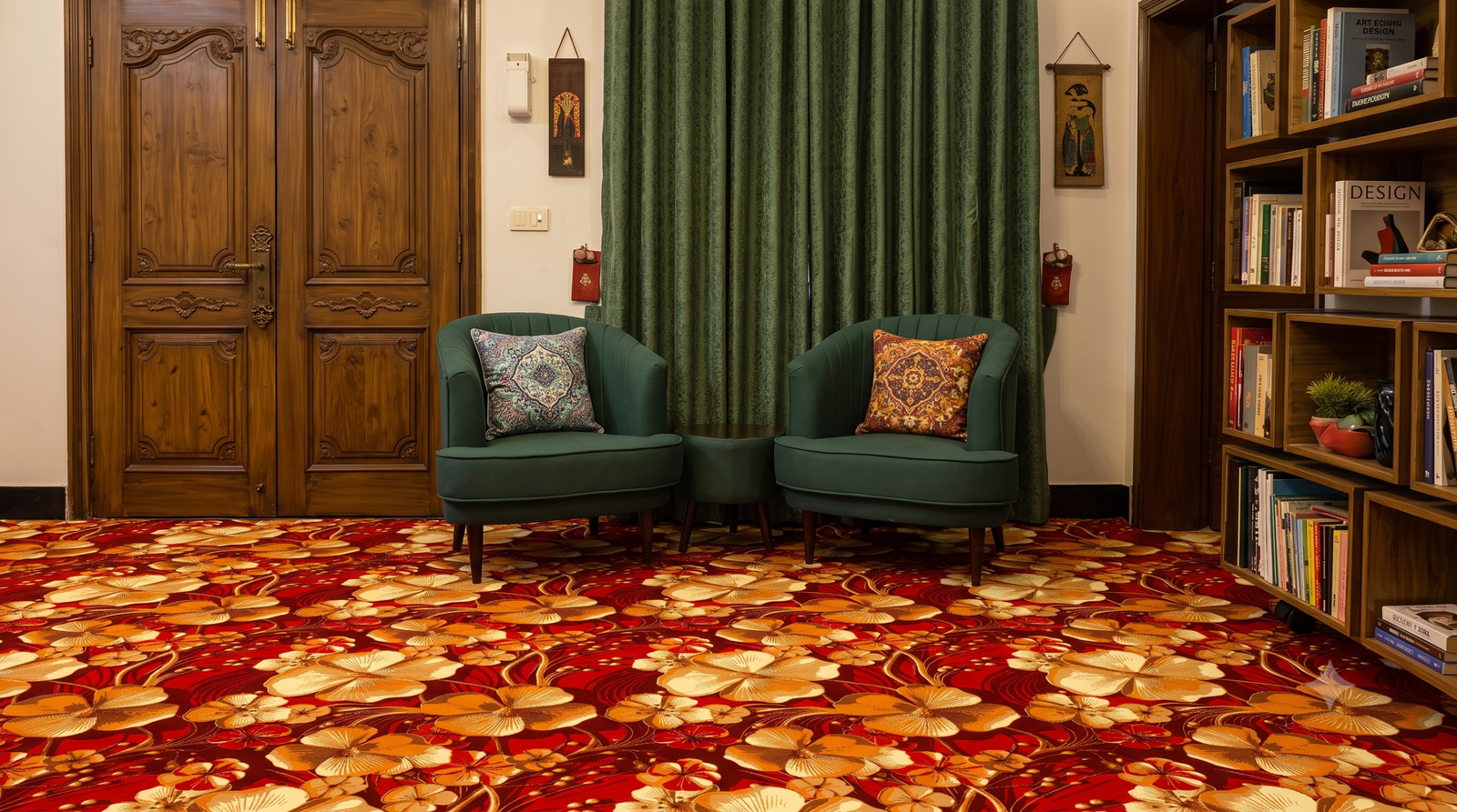 Premium carpet texture and interior